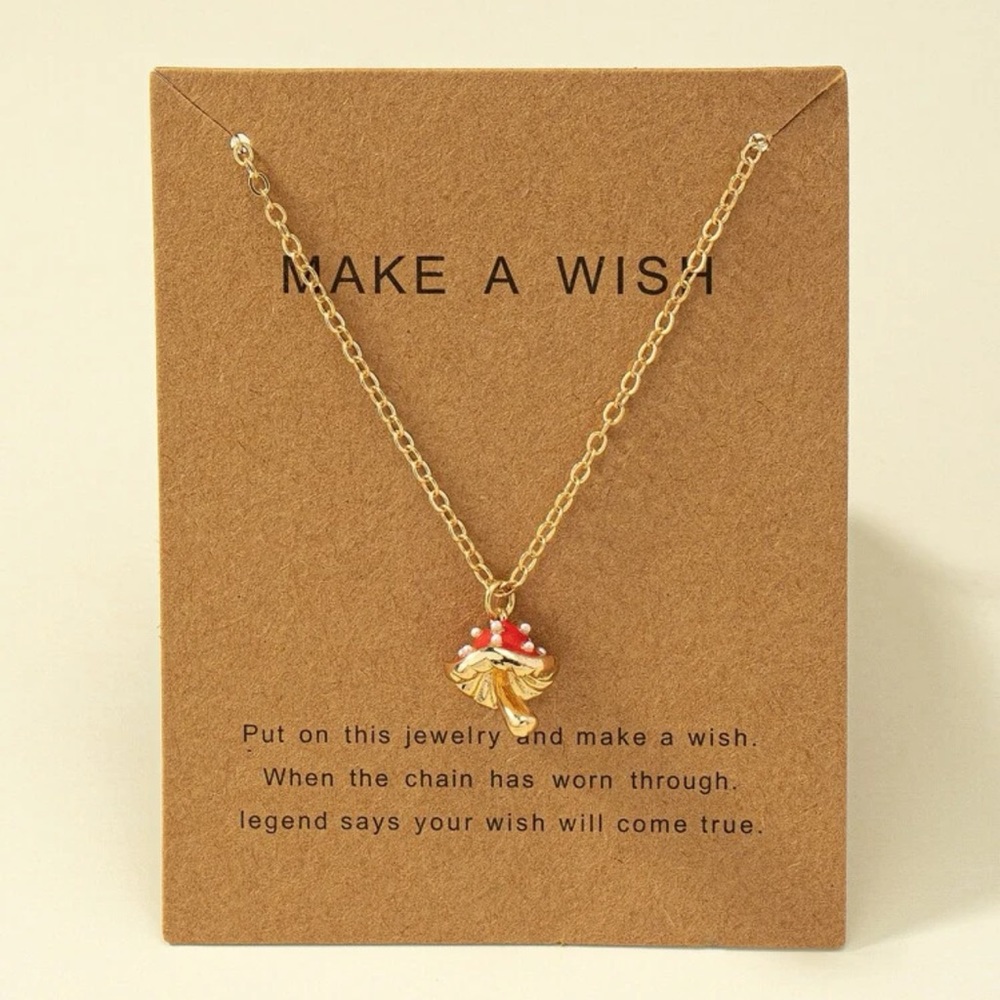 Mushroom Necklace